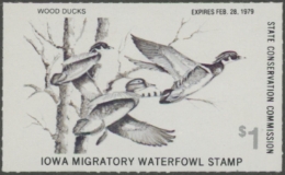 Scan of 1978 Iowa Duck Stamp MNH VF