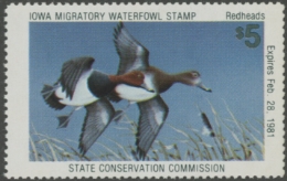 Scan of 1980 Iowa Duck Stamp MNH VF