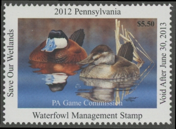 Picture of 2012 Pennsylvania Duck Stamp MNH VF