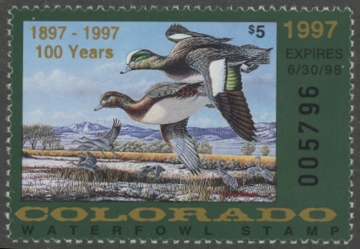 Picture of 1997 Colorado Duck Stamp MNH VF