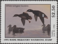 Scan of 1995 Maine Duck Stamp MNH VF
