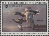 Scan of RW62 1995 Duck Stamp  MNH VF