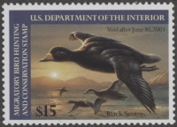 Scan of RW69 2002 Duck Stamp  MNH F-VF