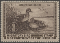 Scan of RW6 1939 Duck Stamp  MLH VF