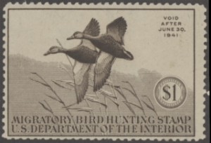 Scan of RW7 1940 Duck Stamp  MLH F-VF
