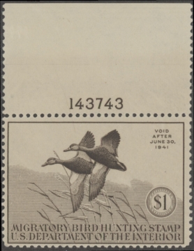 Scan of RW7 1940 Duck Stamp  MNH F-VF