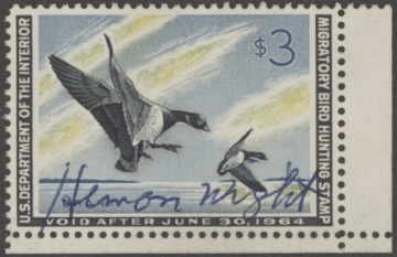 Picture of RW30 1963 Duck Stamp  Used VF