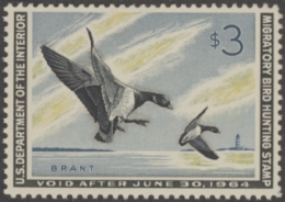 Scan of RW30 1963 Duck Stamp  MLH F-VF