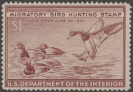 Scan of RW13 1946 Duck Stamp  MNH F-VF