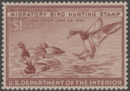 Scan of RW13 1946 Duck Stamp  MNH VF