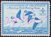 Scan of RW15 1948 Duck Stamp  Used VF