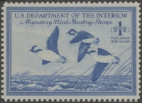 Scan of RW15 1948 Duck Stamp  MLH VF