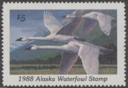 Scan of 1988 Alaska Duck Stamp MNH VF