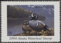 Scan of 1994 Alaska Duck Stamp MNH VF