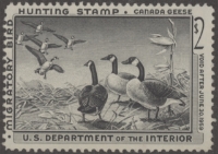 Scan of RW25 1958 Duck Stamp  MNH Fine