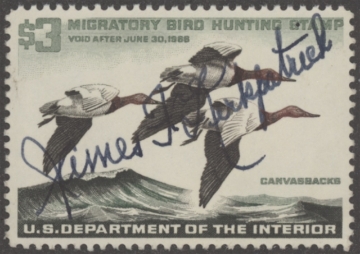 Scan of RW32 1965 Duck Stamp  Used F-VF