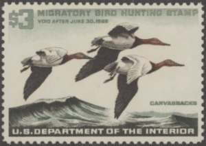 Scan of RW32 1965 Duck Stamp  MNH VF