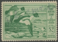 Scan of RW16 1949 Duck Stamp  Used F-VF