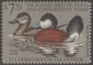 Scan of RW48 0 Duck Stamp  Unsigned VF