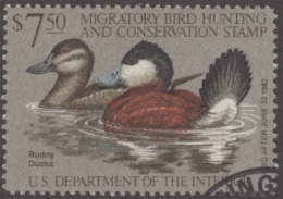 Scan of RW48 1981 Duck Stamp  Used F-VF