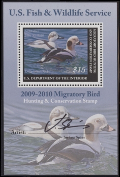 Scan of RW76B 2009 Duck Stamp  MNH Gem 100