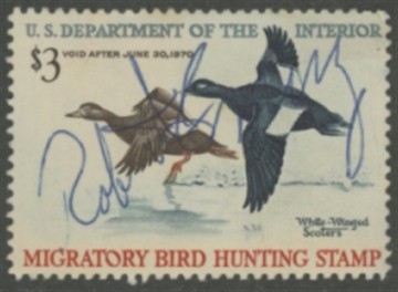 Scan of RW36 1969 Duck Stamp  Used F-VF