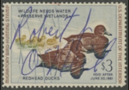 Scan of RW27 1960 Duck Stamp  Used F-VF