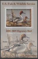 Scan of RW75B 2008 Duck Stamp  MNH F-VF