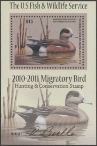 Scan of RW77B 2010 Duck Stamp  MNH F-VF