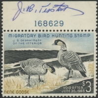 Scan of RW31 1964 Duck Stamp  Unsigned F-VF
