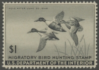 Scan of RW12 1945 Duck Stamp  MNH VF