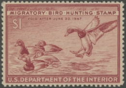 Scan of RW13 1946 Duck Stamp  MNH F-VF