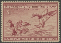 Scan of RW13 1946 Duck Stamp  MNH F-VF