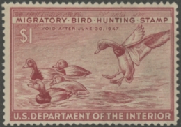 Scan of RW13 1946 Duck Stamp  MNH F-VF