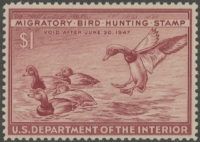 Scan of RW13 1946 Duck Stamp  MNH VF