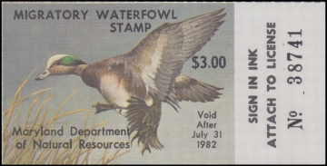 Scan of 1981 Maryland Duck Stamp MNH VF