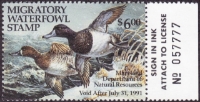Scan of 1990 Maryland Duck Stamp MNH VF
