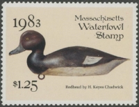 Scan of 1983 Massachusetts Duck Stamp MNH VF