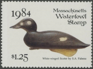 Scan of 1984 Massachusetts Duck Stamp MNH VF