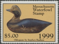 Scan of 1999 Massachusetts Duck Stamp MNH VF