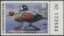 Scan of 1998 Minnesota Duck Stamp MNH VF