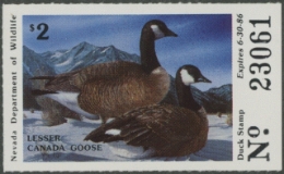 Scan of 1985 Nevada Duck Stamp MNH VF