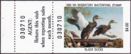 Scan of 1989 New Hampshire Duck Stamp MNH VF