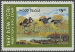 Scan of 1987 New York Duck Stamp MNH VF