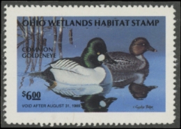 Scan of 1988 Ohio Duck Stamp MNH VF