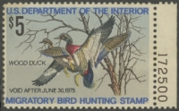 Scan of RW41 1974 Duck Stamp  Unsigned Fine