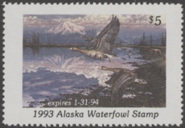 Scan of 1993 Alaska Duck Stamp MNH VF