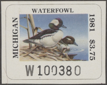 Picture of 1981 Michigan Duck Stamp MNH VF
