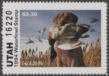 Scan of 1994 Utah Duck Stamp MNH VF