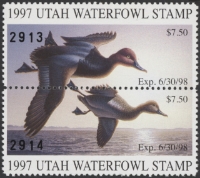 Scan of 1997 Utah Duck Stamp MNH VF